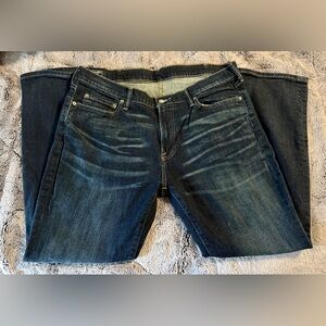 Abercrombie & Fitch Dark Blue Relaxed Jeans